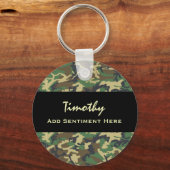 VADER VAN DE BRIDE V13 WOODLAND CAMO SLEUTELHANGER (Voorkant)