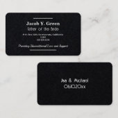 Vader van de Bride Visitekaartje (Voorkant / Achterkant)