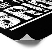 Vader van de Bride Wedding Bridal Party Poster (Hoek)