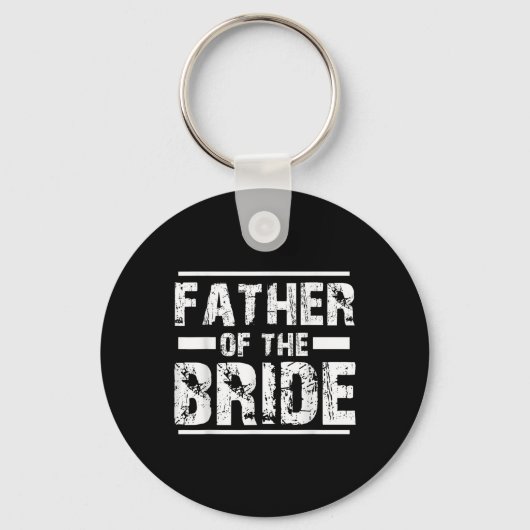 Vader van de Bride Wedding Bridal Party Sleutelhanger (Voorkant)