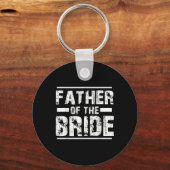 Vader van de Bride Wedding Bridal Party Sleutelhanger (Voorkant)