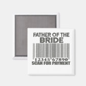 Vader van de bridescan voor het betalingshuwelijk  magneet (Voorkant / Achterkant)