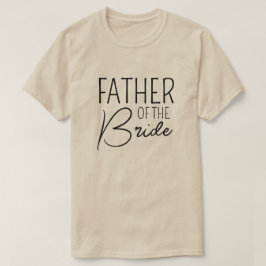Vader van de bruid - bijpassende familie bruiloft t-shirt