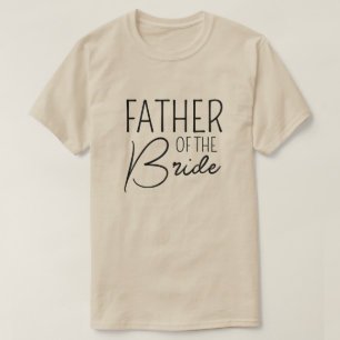 Vader van de bruid - bijpassende familie bruiloft t-shirt