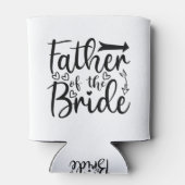 Vader van de bruid blikjeskoeler (Achterkant)