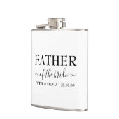 Vader van de bruid bruiloft feest gewoonte heupfles (Links)