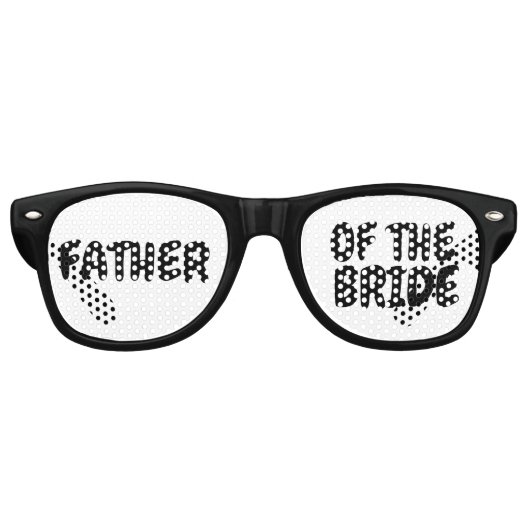 VADER VAN DE BRUID BRUILOFT PARTIJ ZONNEBRIL (Voorkant)