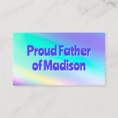 Vader van de bruid contactkaartje (Voorkant)