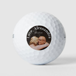 Vader van de bruid Custom Photo Golfballen