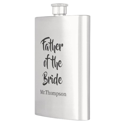 Vader van de bruid Custom Wedding Ouder Gift Flacon (Links)