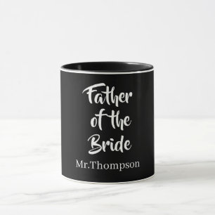 Vader van de bruid Custom Wedding Ouder Gift Mok
