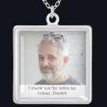 Vader van de bruid foto gedenkteken trouwdag zilver vergulden ketting<br><div class="desc">Draag deze prachtige Vader van de bruid foto gedenkteken ketting op uw trouwdag om de liefde die je deelde met hem te voelen en houd hem dicht op uw speciale dag. Voeg uw eigen speciale tekst toe,  of gebruik de tekst zoals weergegeven.</div>