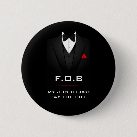 Vader van de Bruid Funny Aanpasbaar Ronde Button 5,7 Cm (Voorkant)