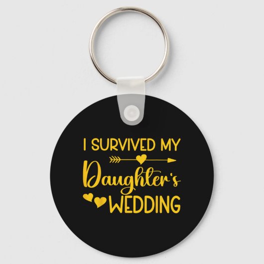 Vader van de bruid Funny bruid bachelorette feest  Sleutelhanger (Voorkant)