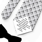 Vader van de bruid geschenk van de bruid stropdas