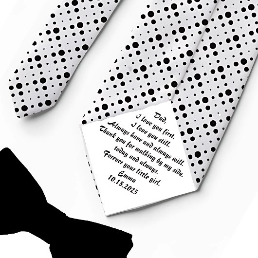 Vader van de bruid geschenk van de bruid stropdas