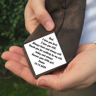 Vader van de bruid geschenk van de bruid stropdas