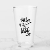 Vader van de bruid glas (Voorkant)