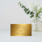 Vader van de bruid Golden Visitekaartje (Staand voorkant)