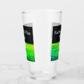 Vader van de bruid golf sport bruiloft vrijgezel glas (Links)