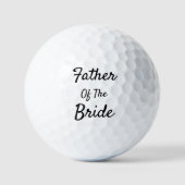Vader Van De Bruid Golfballen (Voorkant)