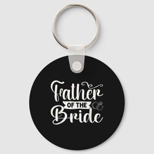 Vader Van De Bruid Grappig Huwelijk Bachelorfeest Sleutelhanger (Voorkant)