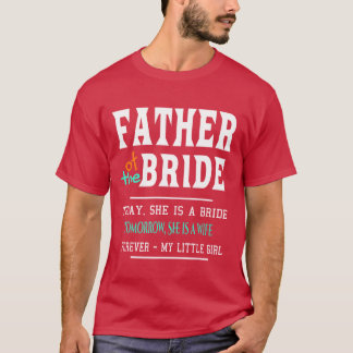 Vader van de bruid grappig t-shirt
