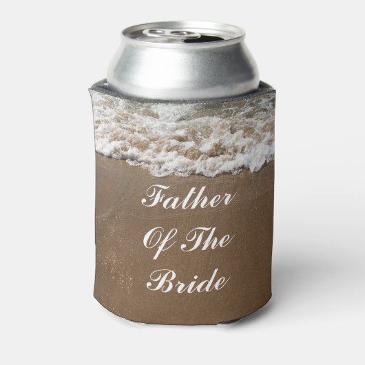 Vader van de bruid Huwelijkscadeaus partij gunsten Blikjeskoeler (Blikje Achterkant)