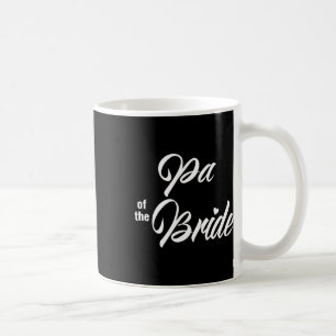 Vader van de bruid huwelijksfeest bijpassende brui koffiemok