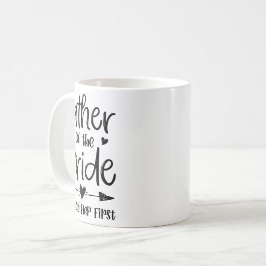 Vader van de bruid Ik hield van haar eerste huweli Koffiemok (Voorkant links)