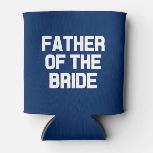 Vader van de bruid koelbox blikjeskoeler (Voorkant)