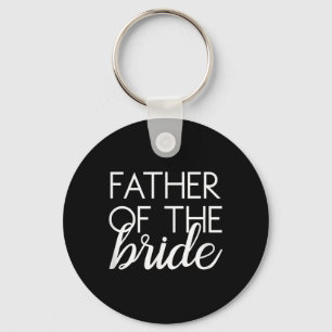 Vader van de bruid matching familie bruiloft bruid sleutelhanger