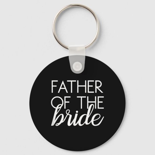 Vader van de bruid matching familie bruiloft bruid sleutelhanger (Voorkant)