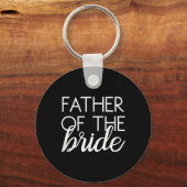 Vader van de bruid matching familie bruiloft bruid sleutelhanger (Voorkant)