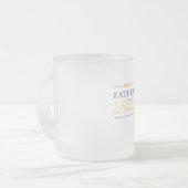 Vader van de bruid matglas koffiemok (Voorkant links)