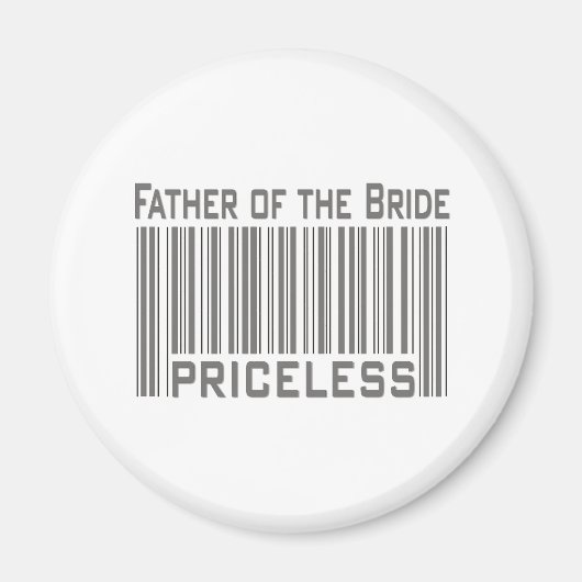 Vader van de bruid Onbetaalbaar Magneet (Voorkant)