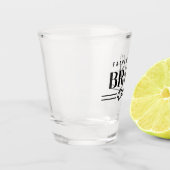 Vader van de bruid shot glas (Links)