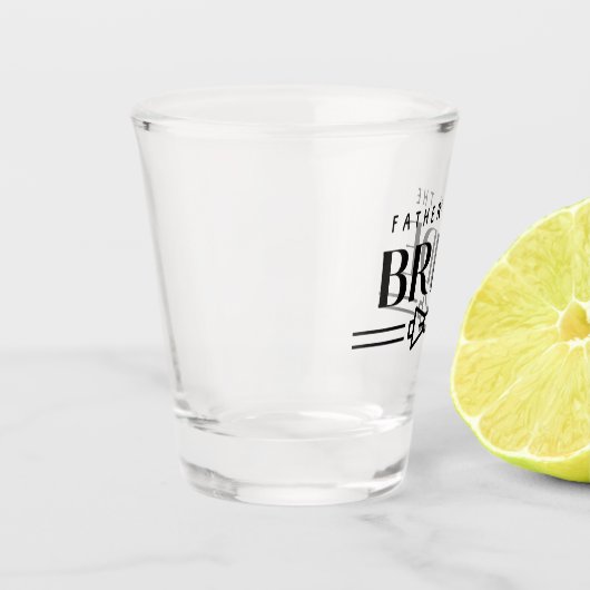 Vader van de bruid shot glas (Links)