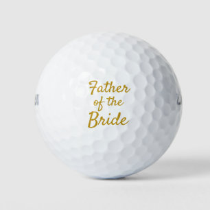 Vader van de bruid Souvenir Golfballen