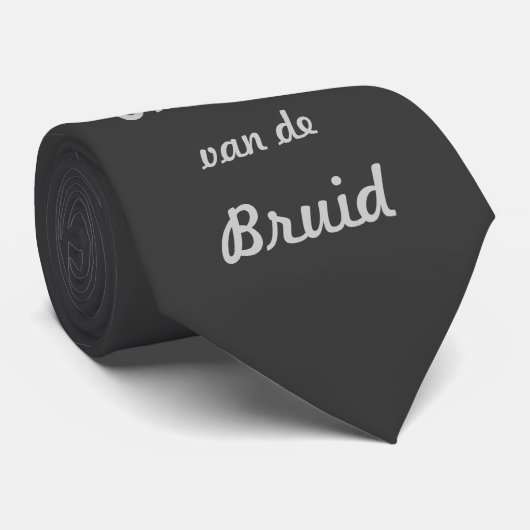 Vader van de Bruid Stropdas (Opgerold)