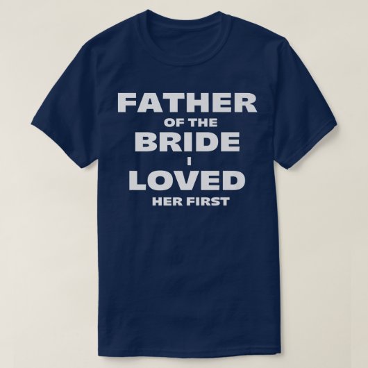 Vader van de bruid  t-shirt (Design voorkant)