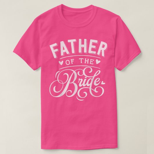 Vader Van De Bruid  T-shirt (Design voorkant)