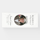 Vader van de bruid ter nagedachtenis aan bruiloft spandoek (Horizontaal)