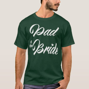 Vader Van De Bruid Trouwfeest Grappige Bijpassende T-shirt