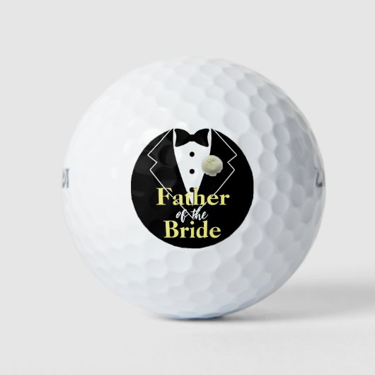 Vader van de  bruiddas golfballen (Voorkant)