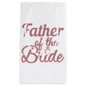 Vader van de bruidduwweddenschap klein cadeauzakje (Voorkant)