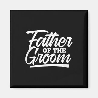 Vader van de bruidegom bruiloft vrijgezellenfeest  magneet