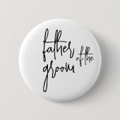 Vader van de bruidegom Button (Voorkant)