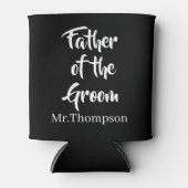 Vader van de bruidegom Custom Wedding Ouder Gift Blikjeskoeler (Voorkant)