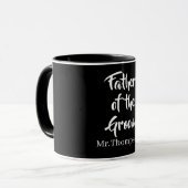 Vader van de bruidegom Custom Wedding Ouder Gift Mok (Voorkant links)